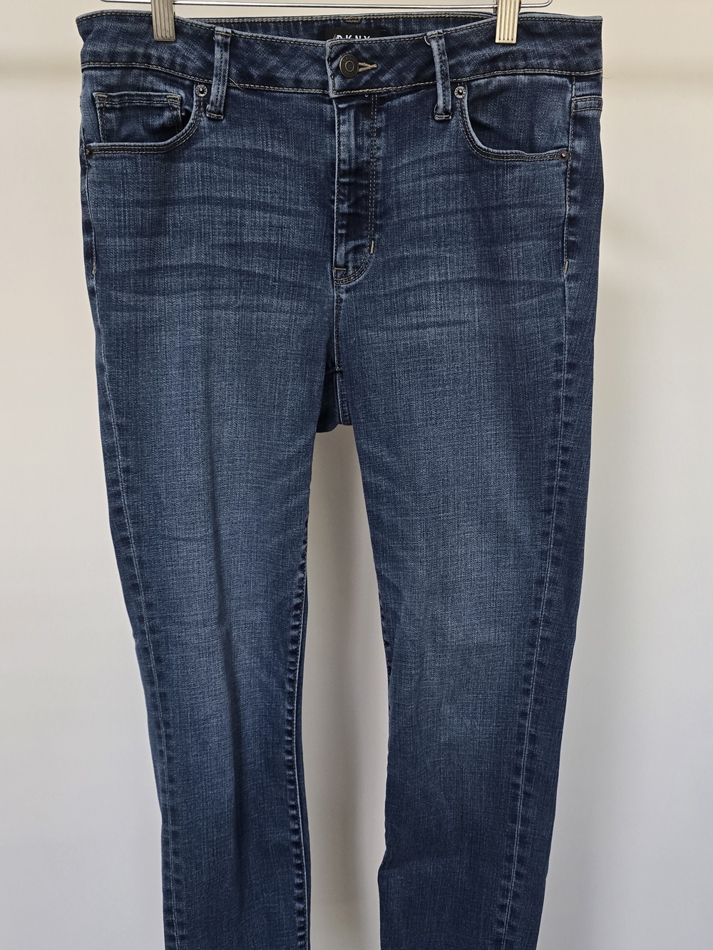 DKNY Women's Dark Blue Skinny Stretch Jeans